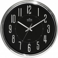 Nástenné hodiny MPM,3171.7190 - strieborná lesklá/čierna , 31cm Nástenné hodiny MPM,3171.7190 - strieborná lesklá/čierna , 31cm