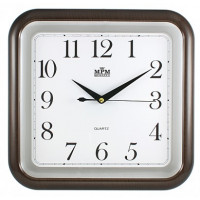 Nástenné hodiny MPM, 2440.52.SW - hnedá tmavá, 30cm Nástenné hodiny MPM, 2440.52.SW - hnedá tmavá, 30cm