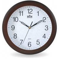 Nástenné hodiny MPM, 2455.52.SW - hnedá tmavá, 28cm Nástenné hodiny MPM, 2455.52.SW - hnedá tmavá, 28cm