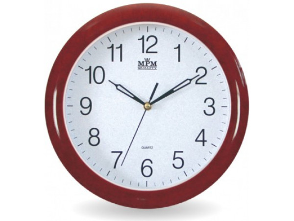 Nástenné hodiny MPM, 2455.55.SW - gaštan, 28cm Nástenné hodiny MPM, 2455.55.SW - gaštan, 28cm