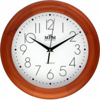 Nástenné hodiny MPM, 2473.51.W - hnedá svetlá, 28cm Nástenné hodiny MPM, 2473.51.W - hnedá svetlá, 28cm