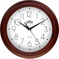 Nástenné hodiny MPM, 2473.52.W - hnedá tmavá, 28cm Nástenné hodiny MPM, 2473.52.W - hnedá tmavá, 28cm
