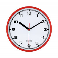 Nástenné hodiny MPM, 2477.20 - červená, 20cm Nástenné hodiny MPM, 2477.20 - červená, 20cm