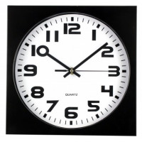 Nástenné hodiny MPM, 2500.90 - čierna, 26cm Nástenné hodiny MPM, 2500.90 - čierna, 26cm