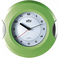 Nástenné hodiny MPM, 2506.4170 - zelená svetlá/strieborná, 27cm Nástenné hodiny MPM, 2506.4170 - zelená svetlá/strieborná, 27cm