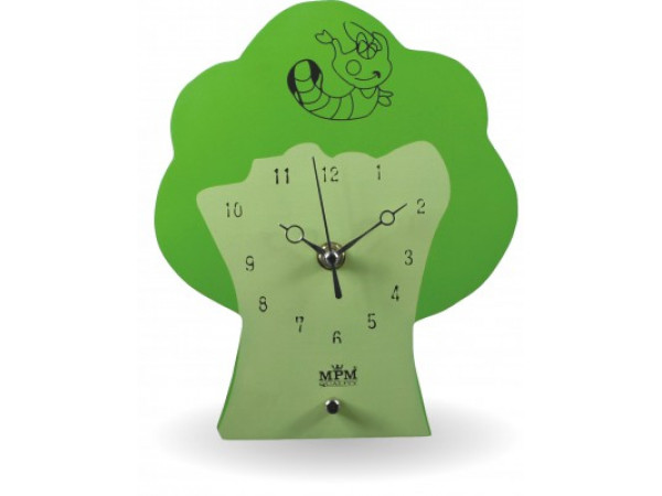 Nástenné hodiny MPM, 2507.41 - zelená svetlá, 21cm Nástenné hodiny MPM, 2507.41 - zelená svetlá, 21cm