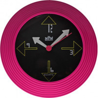 Nástenné hodiny MPM, 2690.23 - ružová, 25cm