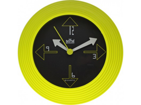 Nástenné hodiny MPM, 2690.45 - pistáciová, 25cm Nástenné hodiny MPM, 2690.45 - pistáciová, 25cm