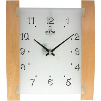 Nástenné hodiny MPM, 2704.53 - svetlé drevo, 31cm Nástenné hodiny MPM, 2704.53 - svetlé drevo, 31cm