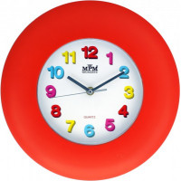 Nástenné hodiny MPM, 2809.20 - červená, 30cm