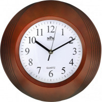 Nástenné hodiny MPM, 2811.52 - hnedá tmavá, 30cm Nástenné hodiny MPM, 2811.52 - hnedá tmavá, 30cm