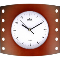 Nástenné hodiny MPM, 2814.52 - hnedá tmavá, 28cm Nástenné hodiny MPM, 2814.52 - hnedá tmavá, 28cm
