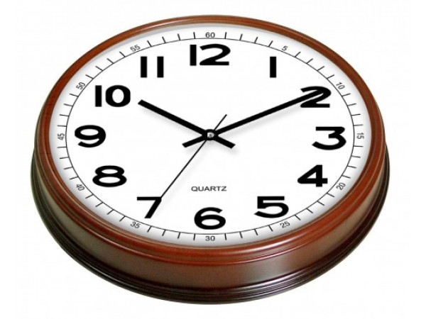 Nástenné hodiny MPM, 2974.52 - hnedá tmavá, 30cm Nástenné hodiny MPM, 2974.52 - hnedá tmavá, 30cm