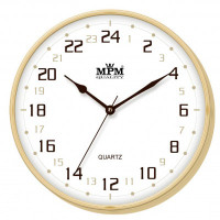 Nástenné hodiny MPM, 2976.51.G - hnedá svetlá, 30cm Nástenné hodiny MPM, 2976.51.G - hnedá svetlá, 30cm