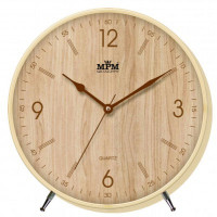 Nástenné hodiny MPM, 2977.51.B - hnedá svetlá, 22cm Nástenné hodiny MPM, 2977.51.B - hnedá svetlá, 22cm