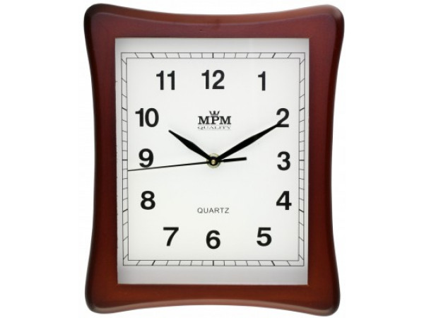 Nástenné hodiny MPM, 3051.52 - hnedá svetlá, 29cm Nástenné hodiny MPM, 3051.52 - hnedá svetlá, 29cm
