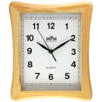 Nástenné hodiny MPM, 3051.53 - hnedá svetlá, 29cm Nástenné hodiny MPM, 3051.53 - hnedá svetlá, 29cm