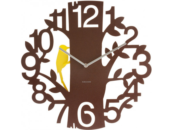 Nástenné hodiny Woodpecker 5393BR Karlsson 42cm Nástenné hodiny Woodpecker 5393BR Karlsson 42cm