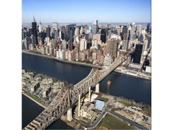 Obraz na skle 30x30cm QUEENSBORO BRIDGE Obraz na skle 30x30cm QUEENSBORO BRIDGE
