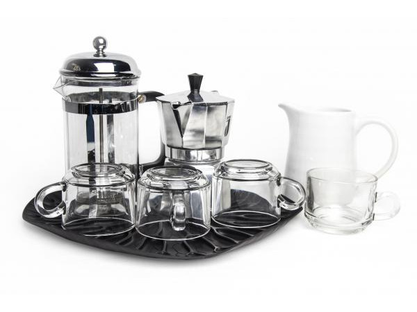 Odkapávač Qualy Baibua Tray, čierny Odkapávač Qualy Baibua Tray, čierny