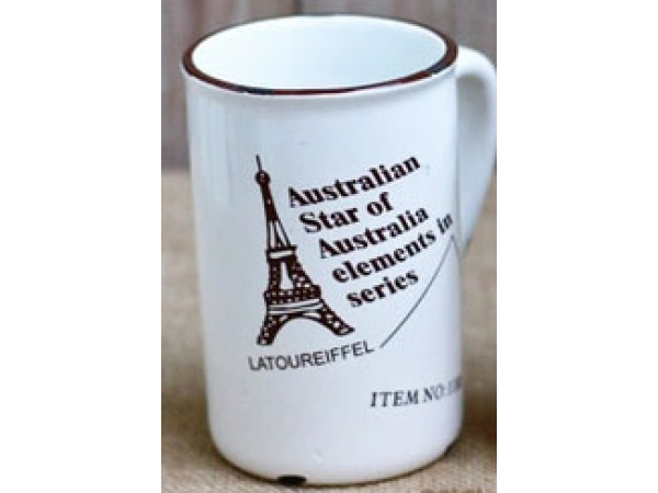 Porcelánový retro hrneček - Australian star Porcelánový retro hrneček - Australian star