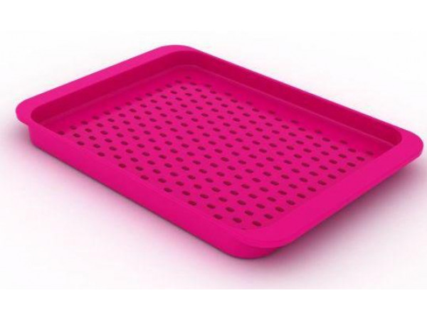 Protišmykový podnos Joseph Joseph GRIP TRAY, ružový, malý Protišmykový podnos Joseph Joseph GRIP TRAY, ružový, malý
