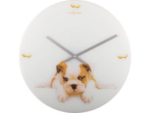 Puppy nástenné hodiny Nextime 43cm Puppy nástenné hodiny Nextime 43cm
