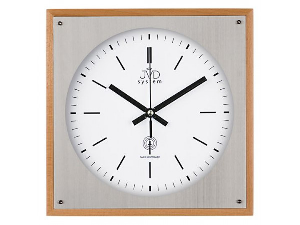 Rádiom riadené nástenné hodiny JVD system RH28082/68 28 cm Rádiom riadené nástenné hodiny JVD system RH28082/68 28 cm
