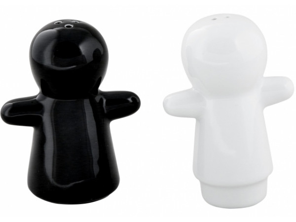 Sada na soľ a korenie Boy & Girl, DUO, čb 7cm Sada na soľ a korenie Boy & Girl, DUO, čb 7cm