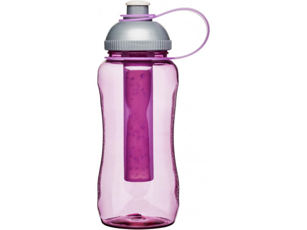 Samochladiacia fľaša SAGAFORM Self-Cooling Bottle, ružová
