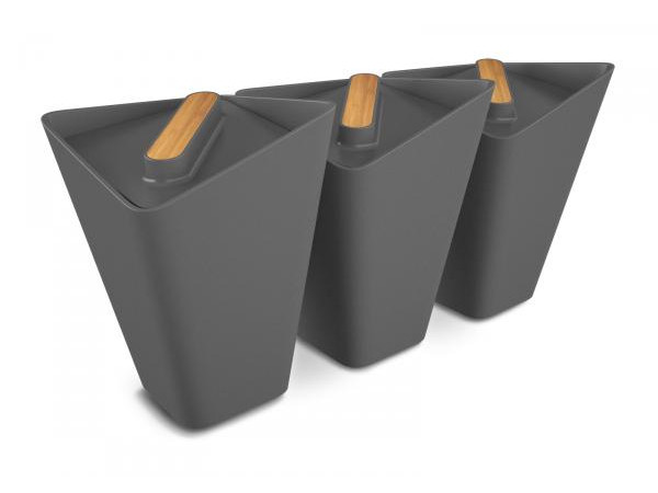 Sada kuchynských nádob BLACK-BLUM Storage Jars, sivá