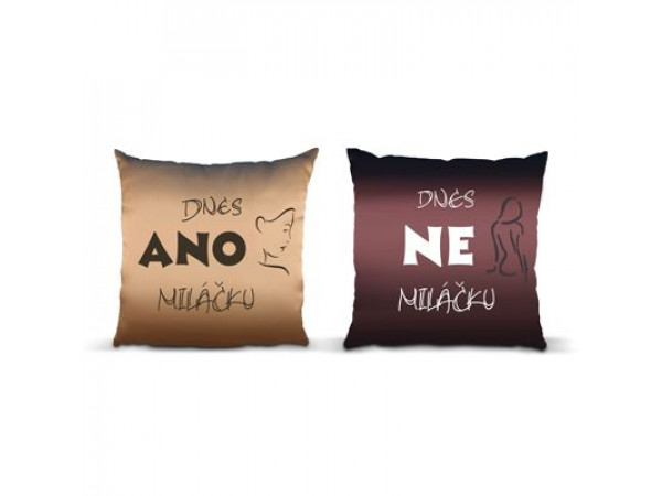 Sexi Povlak na vankúš, Dnes ano/ dnes nie Sexi Povlak na vankúš, Dnes ano/ dnes nie
