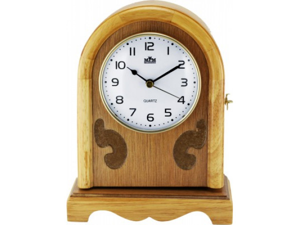 Stolové hodiny MPM, 2696.53 - svetlé drevo, 21cm Stolové hodiny MPM, 2696.53 - svetlé drevo, 21cm