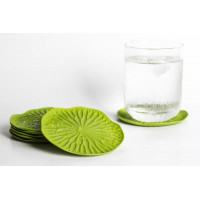Tácky pod poháre Qualy Baibua Coaster, 2ks, zelená Tácky pod poháre Qualy Baibua Coaster, 2ks, zelená