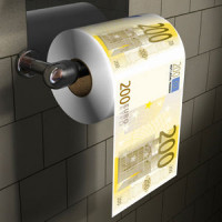 Toaletný papier 200 Euro Toaletný papier 200 Euro