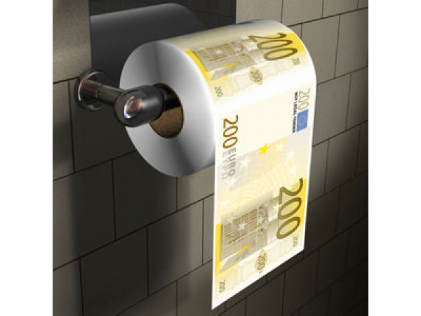 Toaletný papier 200 Euro Toaletný papier 200 Euro
