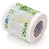 Toaletný papier 100 Euro Toaletný papier 100 Euro