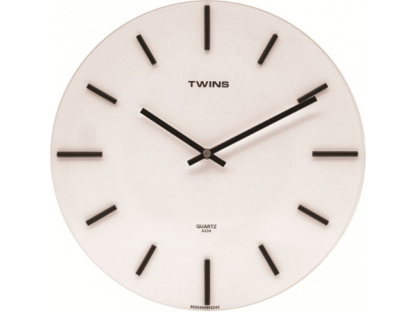 Twins hodiny 224 white 30cm Twins hodiny 224 white 30cm