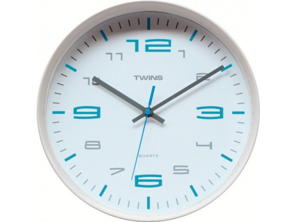 Twins hodiny 10512 white 30cm Twins hodiny 10512 white 30cm