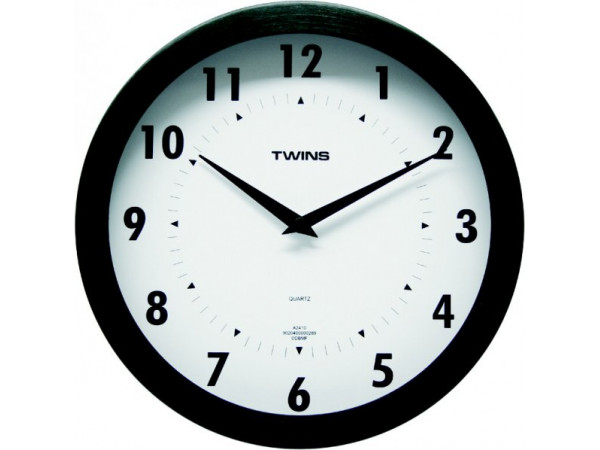 Twins hodiny 2410 black 25cm Twins hodiny 2410 black 25cm