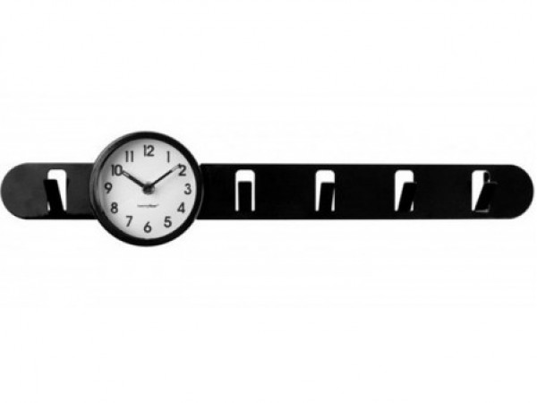 Vešiak s hodinami Balvi Clock In čierny 57cm Vešiak s hodinami Balvi Clock In čierny 57cm