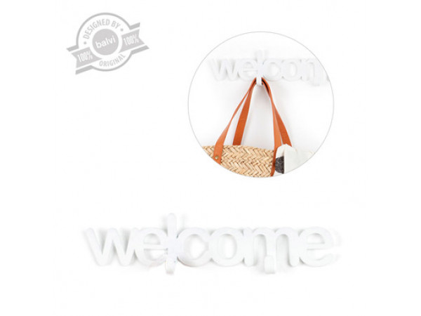 Vešiak BALVI Welcome, biely Vešiak BALVI Welcome, biely