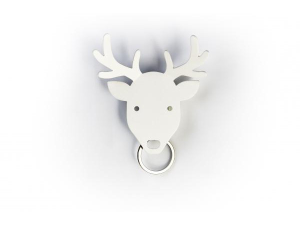 Vešiačik na kľúče Qualy Deer Key Holder, jeleň biely Vešiačik na kľúče Qualy Deer Key Holder, jeleň biely