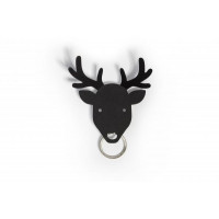 Vešiačik na kľúče Qualy Deer Key Holder, jeleň čierny Vešiačik na kľúče Qualy Deer Key Holder, jeleň čierny
