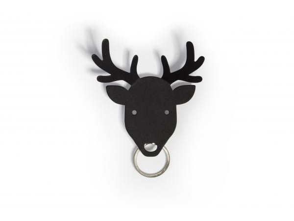 Vešiačik na kľúče Qualy Deer Key Holder, jeleň čierny Vešiačik na kľúče Qualy Deer Key Holder, jeleň čierny