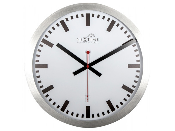 Nástenné hodiny riadené signálom DCF 3999strc Nextime Station Stripe 35cm Nástenné hodiny riadené signálom DCF 3999strc Nextime Station Stripe 35cm