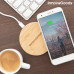 Bambusová bezdrôtová nabíjačka InnovaGoods 3115 pre Android a IOS