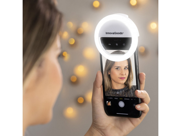Dobíjacie svetlo na selfie Instahoop, InnovaGoods 3207 Dobíjacie svetlo na selfie Instahoop, InnovaGoods 3207