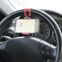 Držiak telefónu na volant InnovaGoods IN0555 Držiak telefónu na volant InnovaGoods IN0555