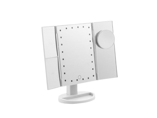 Stolné zväčšovacie zrkadlo InnovaGoods 4-v-1 LED IN0904 Stolné zväčšovacie zrkadlo InnovaGoods 4-v-1 LED IN0904